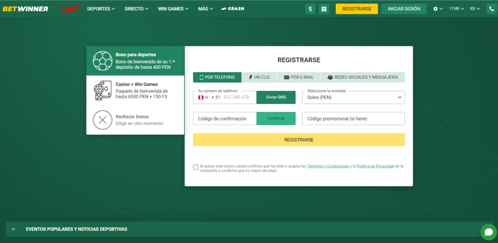 COMO REGISTRARSE EN BETWINNER