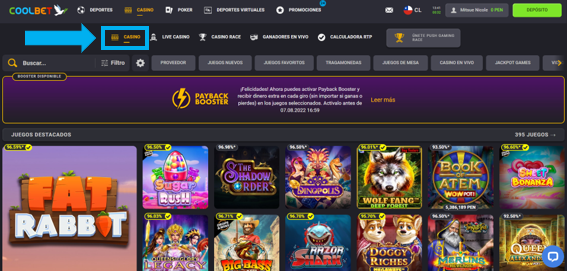 CASINO EN VIVO COOLBET